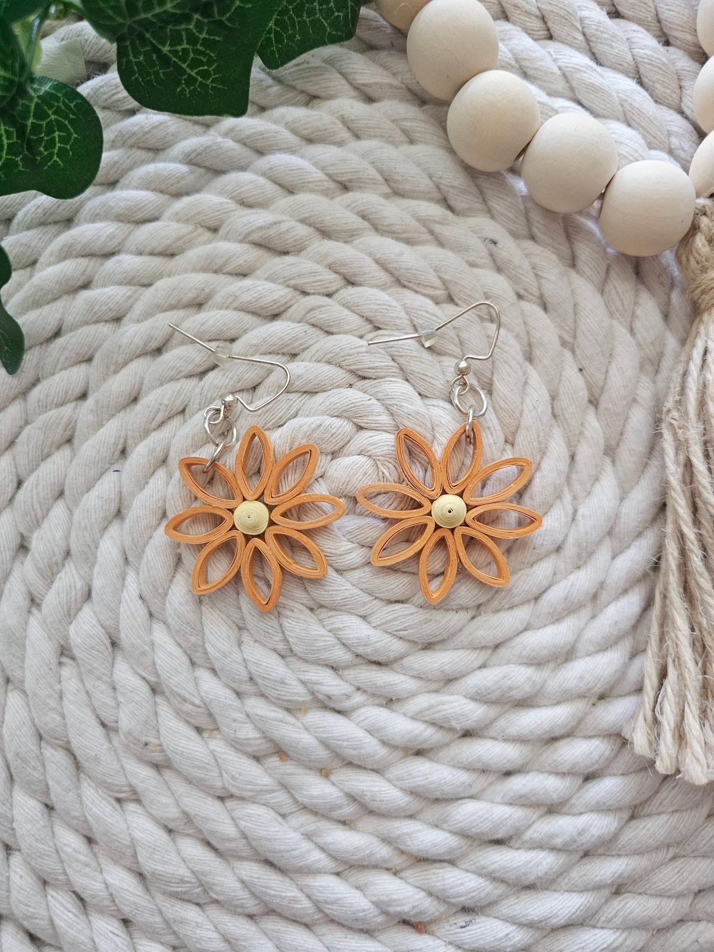 Quilled Flower Earrings